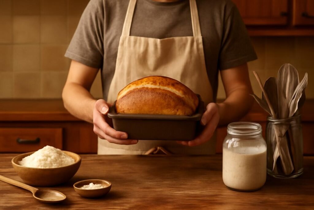 How to Bake Sourdough in a Loaf Pan