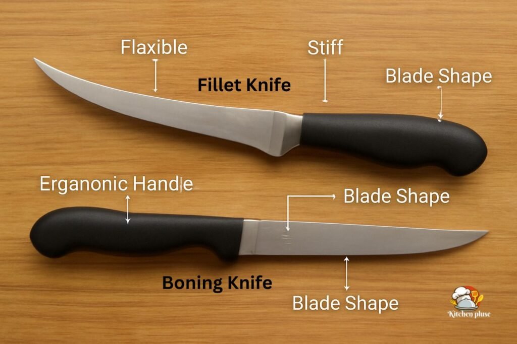 Fillet Knife vs Boning Knife: Side-by-Side Comparison Table