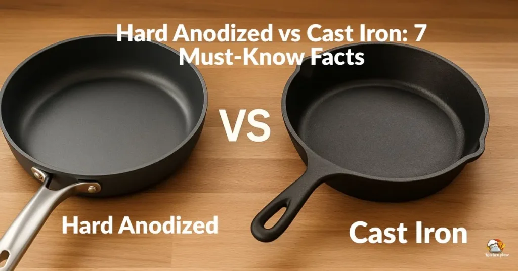 Hard Anodized vs Cast Iron 7 Must-Know Facts