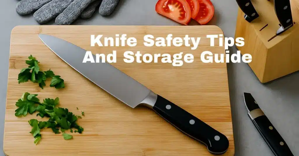 knife safety tips and storage guide .