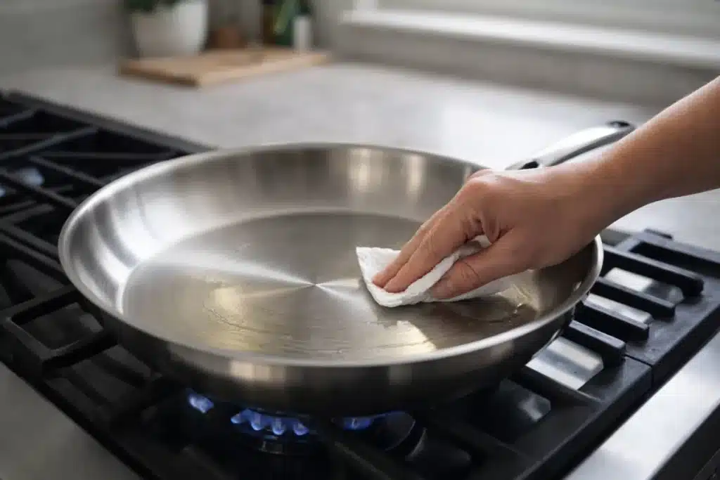 Step-by-Step How to Season a Stainless Steel Pan Properly