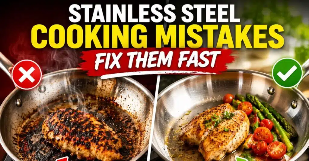 Common Stainless Steel Cooking Mistakes